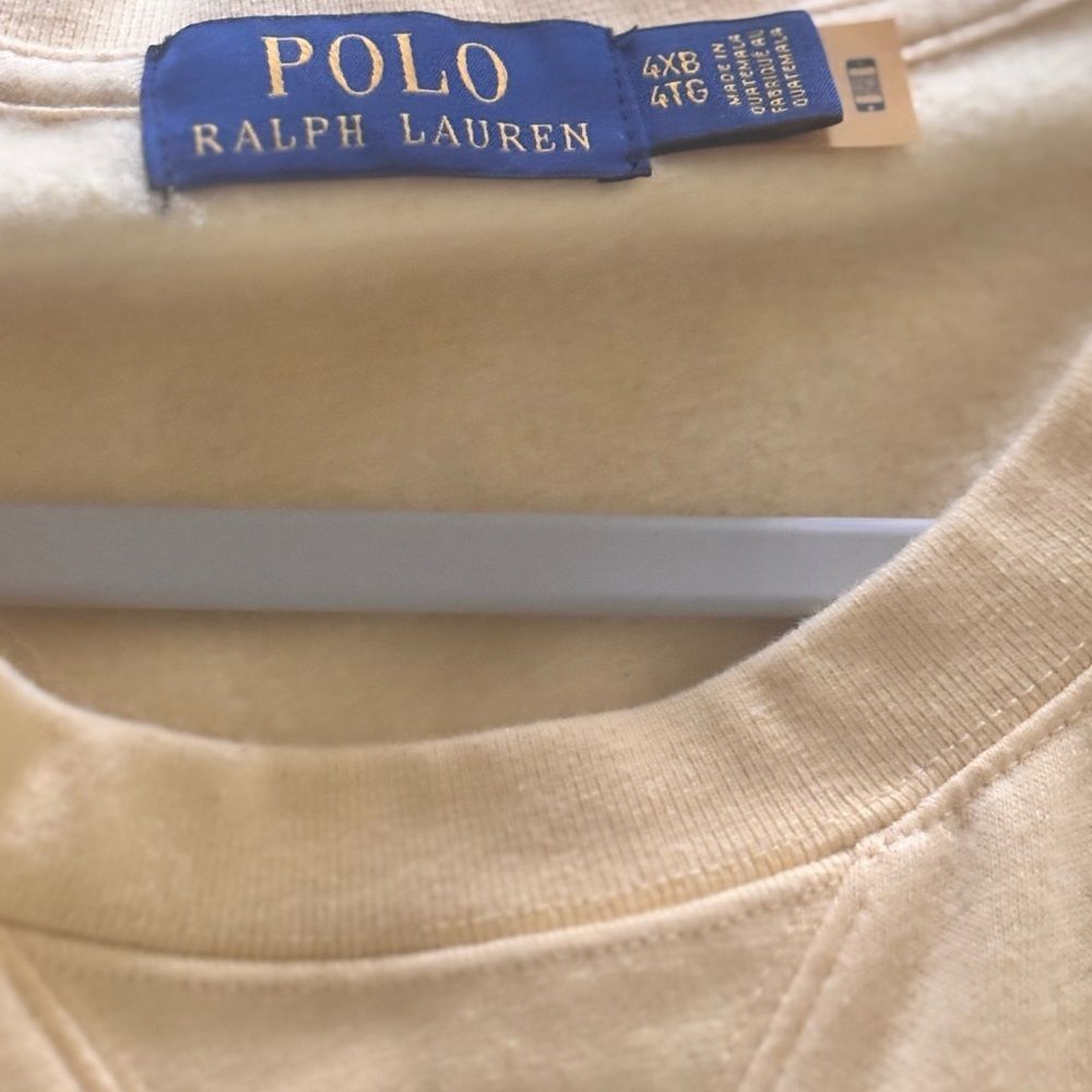 Polo Ralph Lauren Polo Bear Fleece Sweatshirt – Sunwashed Yello - Picture 5 of 5